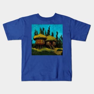 Starry Night in Kashyyyk Kids T-Shirt